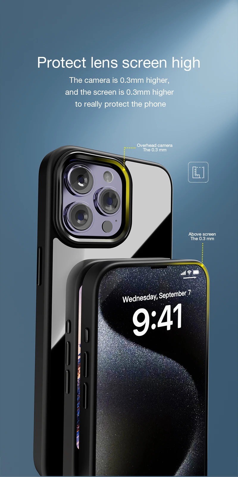 Funda Inteligente NFC con Pantalla Personalizable para iPhone 13–16