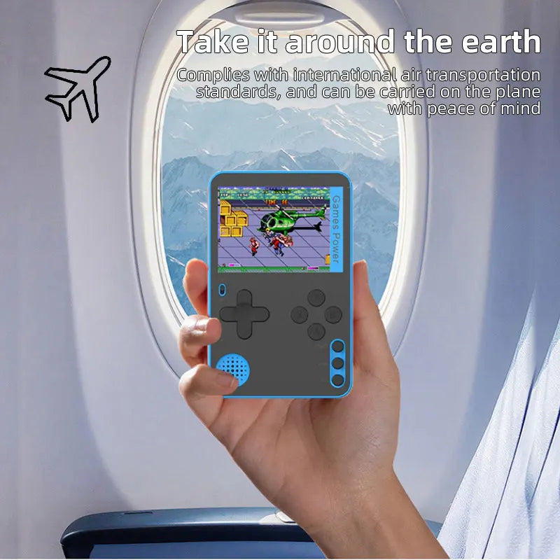 Consola Retro de Bolsillo (500 Juegos) — Diversión instantánea en cualquier sitio